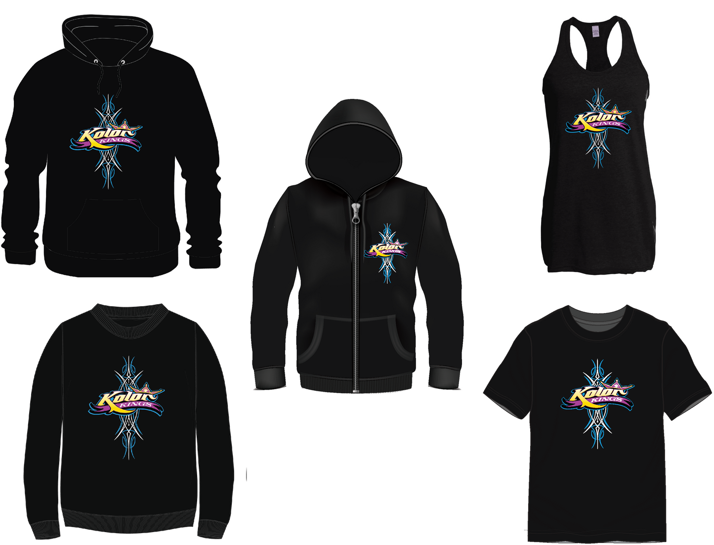 KOLOR KINGS LOGO FLEECE/HOODIE-NEW DESIGN!!